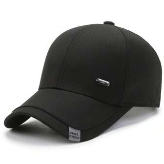 1pc Middle-Aged & Elderly Men's Spring/Summer Sun Protection Baseball Cap, Outdoor Sports Hat