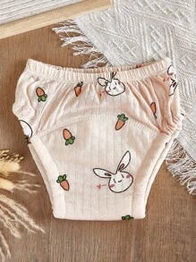 1 pezzo/3 pezzi di Pannolini di addestramento per bambini riutilizzabili, inserti lavabili per pannolini, biancheria intima per l'addestramento al vasino per neonati, fodera per pannolini traspirante (il motivo floreale non è fisso, design floreale casuale)