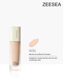 Zeesea Silky Long-Wearing Liquid Foundation Hydrating Concealer And Oil-Control Liquid Foundation For Combination And Oily Skin, Long-Lasting And Non-Smearing