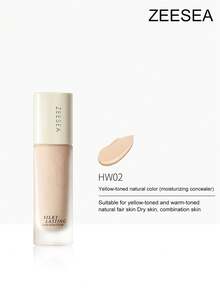 Zeesea 絲滑持久粉底液，針對混合性和油性皮膚的保濕遮瑕和控油粉底液，持久不脫妝 - HW02# Natural Cold - 查看 4