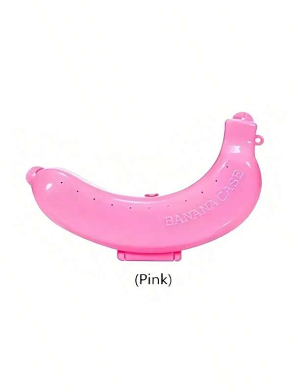 Carcasă protectoră portabilă pentru banane - Cutie drăguță de călătorie pentru depozitarea bananelor, pentru prânz, exterior, bucătărie și picnic - Recipient reutilizabil pentru fructe, cadou ideal de Crăciun