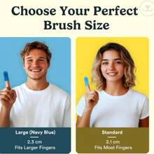 Dog Super Soft Pet Finger Toothbrush Teeth Cleaning Silicone Tooth Brush Tool Dog Cat Cleaning - Blue - View 6
