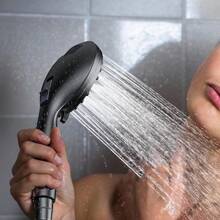 7-Function High Pressure Shower Head, Handheld Shower With Massage Spray, Strong Water Flow For Cleaning Toilet Crevices And Bathtub Corners, Works Well Even In Low Water Pressure Environment, Comes With 1.5m Flexible Hose And Holder For Convenient Use