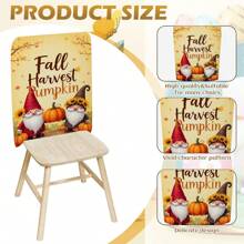 1 Stück/4 Stück/24 Stück Esszimmerstuhl Rückenbezüge mit Herbst-Ahornblättern, waschbar, für Zuhause, Restaurant, Wohnzimmer, Küchendekoration