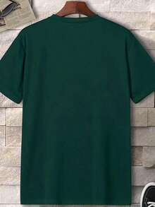 Women's Basic Cotton T-Shirt Cat Japanese 100% Cotton Shirt Premium Line - 綠色 - 查看 2
