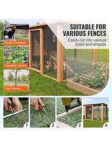 ARISE - Malla de Alambre Galvanizado 6MM-13MM – Resistente y Duradera, Ideal para Protección y Cercados de Conejos, Cobayas, Pollos y Pequeños Animales | Antióxido y Fácil de Manipular - Plateado - Ver 3