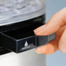 Vaporera de alimentos digital Hamilton Beach 37530Z para cocina saludable multifunción cocción electrónica utensilios moderna preparación verduras carnes pescado temporizador vaporera resistente práctica de limpieza fácil electrodoméstico calidad - Gris - Ver 3