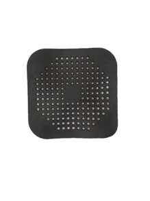 1 szt. Odpływowy pojemnik na włosy z przyssawką, kwadratowa osłona odpływu prysznicowego z tworzywa TPR, wodoodporna, zapobiegająca zatykaniu się koryta, pokrywa podłogowa, filtr do odpływu prysznicowego, nadaje się do łazienki, wanny i kuchni, narzędzia łazienkowe, dekoracja łazienki, wystrój jesienny, artykuły gospodarstwa domowego, powrót do szkoły