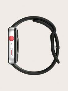 1قطعة حزام ساعة ذكية من السيليكون قابل للفصل ذو لون أحادي للجنسين، مناسب للاستخدام في ساعات هواوي 34 برو، للارتداء طوال اليوم