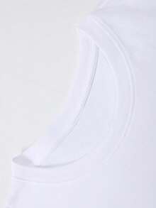 Vintage - Style 'Path To Paradise' Graphic T - Shirt With Sci - Fi Elements180g Pure Cotton Double-Sided Printed T-Shirt, Suitable For Men And Women, The Best Gift For Summer Casual Short Sleeved T-Shirt - White 1 - View 3