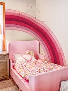 彩虹图案墙贴，彩色自粘墙贴，家居装饰贴纸，墙贴，乙烯基家居装饰贴纸，春季装饰品，让您的家焕然一新，节日装饰贴纸，生日毕业礼物 - 彩色 - 查看 9