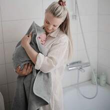 1条装婴儿浴巾，超柔软珊瑚绒浴袍，吸水性强，带帽浴袍，新生儿及婴儿沐浴适用，秋冬季。宝宝洗澡的完美礼物。 - 1條珊瑚絨嬰兒浴巾 - 查看 5