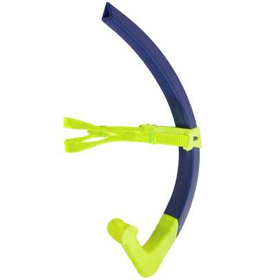 Tubo de esnórquel para entrenamiento de natación, tubo de respiración frontal de silicona para adultos, tubo de respiración freestyle