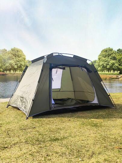 1 件户外露营帐篷，易于搭建，防水防晒，适合 1-3 人