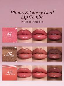 JOOCYEE 丰盈亮泽双唇组合，持久亮泽 - 01 ICY LILAC - 查看 10