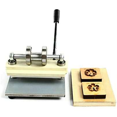 HaroldDol Leather Cutting Machine 212x170mm Manual Embossing Manual Cutting Machine Leather Punching Machine DIY Craft Making Clicker Press Embossing Cutting Machine For Paper Foam Fabric Leather