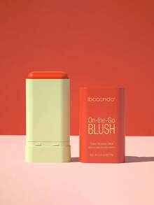 lakerain 1 pieza Barra de rubor rotacional de 19g, barra de colorete de crema a polvo en rojo, rosa, con efectos hidratantes y mates para mejillas y labios - Multicolor - Ver 12