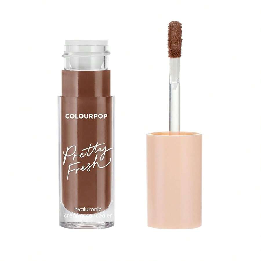 ColourPop Pretty Fresh Creamy Concealer - Full Coverage Concealer With A Natural Finish - Formulated With Hyaluronic Acid &Amp; Coconut Water For Instant Hydration - Light - 45W (0.3 Oz) - Deep Dark - 200N - 查看 1