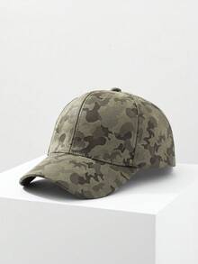 1 pieza Gorra de béisbol camuflaje, sombrero de protección solar unisex para primavera/verano para exteriores - Multicolor - Ver 3