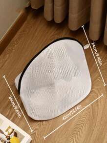 Durable Shoe Wash Bag - Yellow With Blue Zipper,360 Deep Clean Shoes Laundry Bag Reusable Shoe Bag For Washing Hine Sneaker Washing Hine Bags Yellow Soft Lining Interior, Ideal For Athletic & Casual Shoes, Laundry Bag