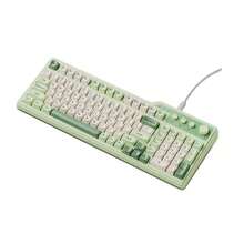HP K360 Keyboard & Mouse Set / Single Keyboard 98-Key Layout, Nature-Inspired Backlight With Low-Saturation Green Lighting, Silent Keys + Minimalist Office Design, Compatible With Laptops And Desktops, Milky Green - Milky Green[single Keyboard] - View 3