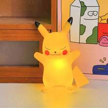 pokemon Luz nocturna decorativa con Pikachu de Pokémon que brilla, lámpara de mesita de noche con Pikachu de Pokémon como regalo de cumpleaños o Navidad