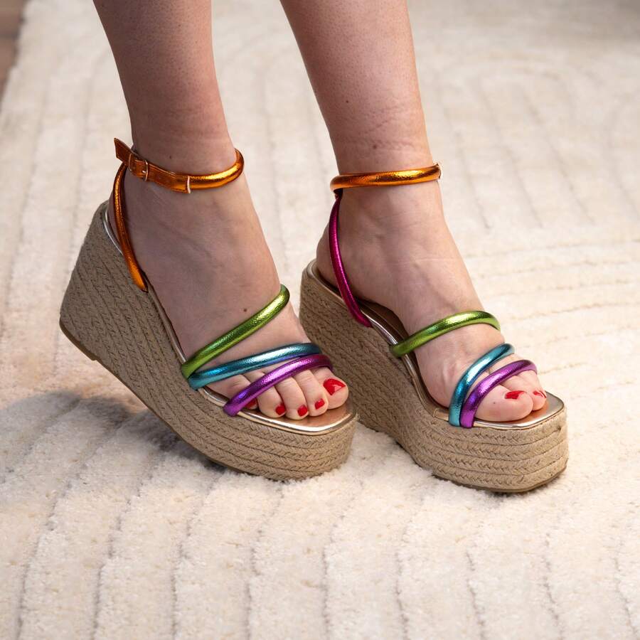 shoes&blues.es Women Platforms & Wedge Sandals - Multicolor - View 1
