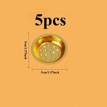 1 pièce-40 pièces Accessoires de brûleur d'encens de couleur dorée 5*1,5 cm/1,97*0,6 pouces. Peut être utilisé avec divers brûleurs d'encens. Beau et durable, idéal pour la décoration de la maison, l'aromathérapie, le yoga et la méditation.