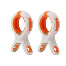 10 件装沙滩巾夹、巡航沙滩椅毛巾夹、衣夹、沙滩巾架，防止毛巾被风吹走，耐用且颜色鲜艳，适合海滨、海滩、露营、烧烤用品、圣诞节和万圣节礼物 - 彩色 - 查看 24