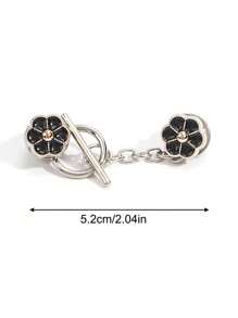 1/2/4/8 Sets Metallknöpfe zum Aufnähen ohne Nähen, Mutterknöpfe, Jacke, Pullover, Strickjacke, dekorative Broschen-Knöpfe für Damen