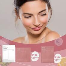 Bio-Collagen Face Mask Collagen Protein Hydrogel Soft Gel Mask Deep Moisturizing For Women Skin Care Products - 紅 - 查看 2