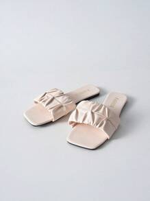 Tropiscape أحذية نسائية كاجوال مريحة بتصميم مطوي بأصبع مستدير، مناسبة للاستخدام اليومي والعطلات الشاطئية والشتاء والأعياد