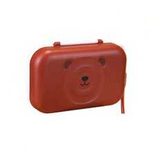 6件套卡通便携式奶瓶清洁套装：奶瓶刷、奶嘴刷、吸管刷、旅行奶瓶、沥水架、储物盒