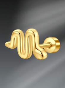 CIZME Pendientes de tuerca de acero inoxidable de 16/20 calibres para cartílago, hélice, piercings, anillos para la nariz, aro para el septum, anillos para el labio, pendientes de espalda plana para mujeres