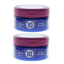 It's A 10 Miracle Hair Mask 8oz/240ml (2 Pack) Frizz-Reducing, Silkening, And Moisturizing, Ideal For All Hair Types, Perfect For Daily Use, Salon Treatments, And Gifting - 清除 - 查看 2