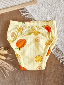 1 pezzo/3 pezzi di Pannolini di addestramento per bambini riutilizzabili, inserti lavabili per pannolini, biancheria intima per l'addestramento al vasino per neonati, fodera per pannolini traspirante (il motivo floreale non è fisso, design floreale casuale)