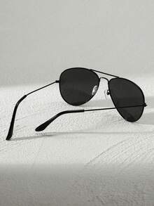 1 件装金属青蛙形时尚眼镜，男女通用，夏季海滩