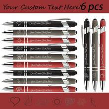 6/12/30 buah Pulpen Ballpoint Logam Kustom Personalisasi, Tulisan Halus, Alat Tulis Kantor Sekolah dan Bisnis, Tinta Hitam, Hadiah Personalisasi, Kembali ke Sekolah, Terukir, Hadiah Apresiasi Karyawan - MultiWarna - View 22