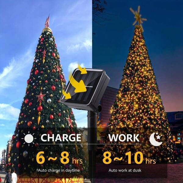 1 peça de luzes solares LED para ambientes externos, luzes solares LED com fio de cobre, adequadas para pátios de Natal, árvores de festa, decoração de pátios, decoração de quartos e decoração de salas de estar (luz branca quente/colorida/branca).