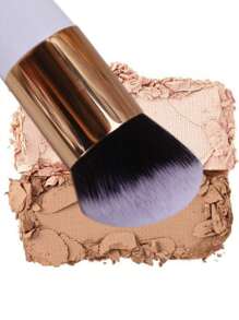 1pc Makeup Foundation Brush, Available In Pink And White Colors