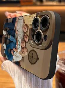 1pc Customizable Matte Silicone Phone Case, Personalized Full-Coverage Photo Printing, High-Definition UV Printing, Suitable For Leisure Moments And Lens Protection, Compatible With IPhone 16 Pro Max/16 Pro/15 Pro Max/14 Pro Max/13 Pro Max/A12/A13/A14/A15/A52/A54/A55/13C, OPPO A15/A17, Honor X6A/X7B/X8B/X6, S23 Ultra/S24 Ultra/A52S, VIVO, OPPO, Redmi, Ideal For Gifts And Daily Use