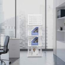 eusmeyusnt Magazine Rack - White - View 7
