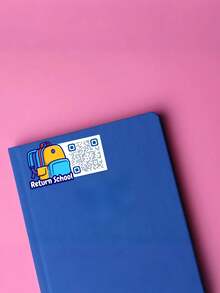 1~100pcs Personalized Labels - Customized Logo And QR Code Stickers, PVC Stickers, Colorful Customization, Personalized, Unique Ideal Gift, Social Media Scan Code Pattern Logo Text, Suitable For Students, Workers, Pets, Schools, Homes, Offices - Multicolor - View 3