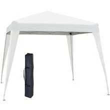 Outsunny Outsunny Carpa Plegable 2.4x2.4m Cenador de Jardín Impermeable Diseño Pop Up de Acero y Cubierta de Tela Oxford Gazebo para Exterior
