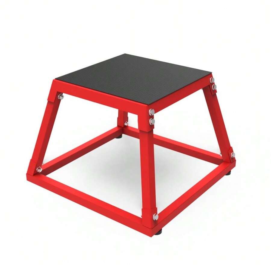 LIZHOUMIL 12/18/24/30 Inch Plyo Box Jump Platforms Single And Set Plyometric Jumping Box - Red - View 1