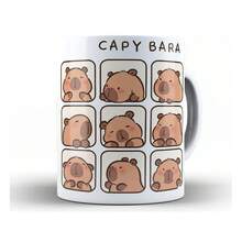 Funny Capybara Mug + Box - 325ML Ceramic Cup