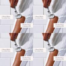 Flamingo Razors For Women, 1 Women'S Razor Handle (Chrome), 5 Blade Razor For Women With Aloe And Shea Butter Glide Strips - 1 Handle + 1 Blade - 查看 8