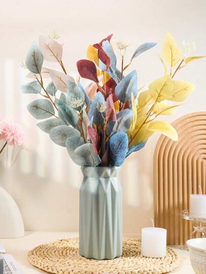 2 PIEZAS/3 PIEZAS Planta artificial con brillo y bayas, decoración de árbol de Navidad lindo, adorno de ramas cortadas para sala de estar y dormitorio, boda, fiesta, decoración del hogar, relleno de escritorio. Decoración de Halloween, suministros de Acción de Gracias y Navidad, decoración del hogar, decoración de mesa, decoración navideña para interiores y exteriores