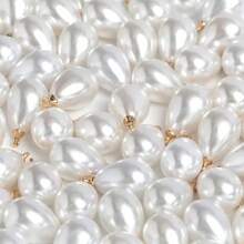 30pcs/20pcs Luxury Simplistic Faux Pearl Teardrop Pendant For DIY Earrings, Bracelet, Necklace, Jewelry Accessories