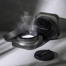 Polvo suelto de ajuste de enfoque suave CARSLAN, resistente al agua, mate, control de aceite, sin brillo, sin talco, maquillaje en polvo, polvo de acabado de larga duración 24H, N01 Natural para piel media y bronceada - 01 Azul Púrpura - Ver 8